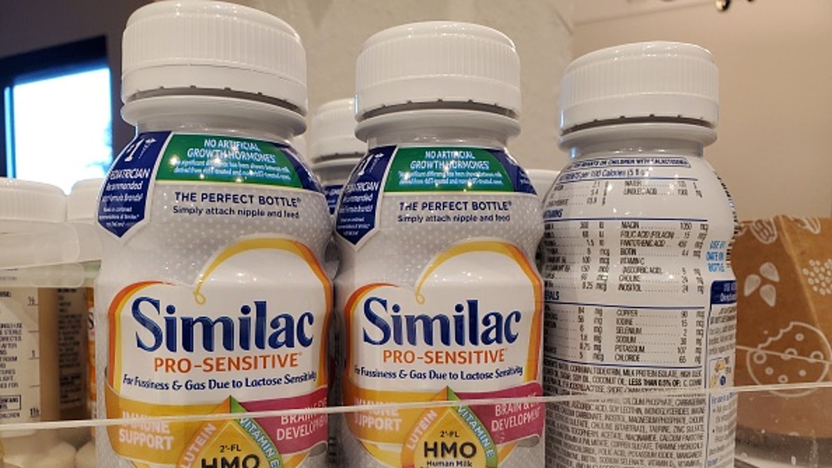 Similac brand pro sensitive infant or baby formula