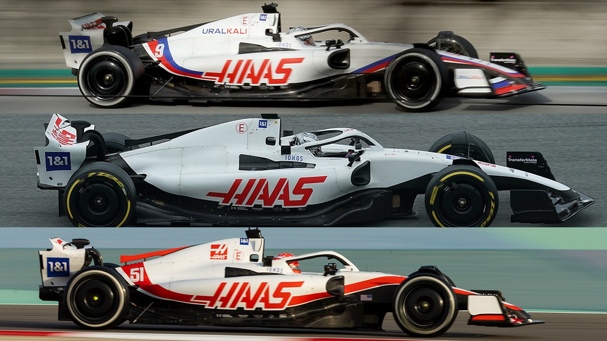 The Haas F1 livery has changed twice so far this year.