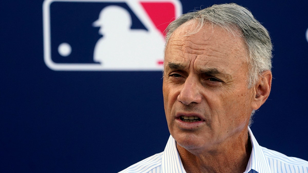 Rob Manfred at press conference