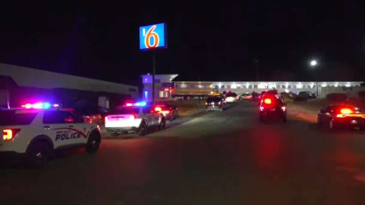 A Missouri police officer was killed early Thursday in a motel shootout that left another officer wounded and a gunman dead, authorities said.
