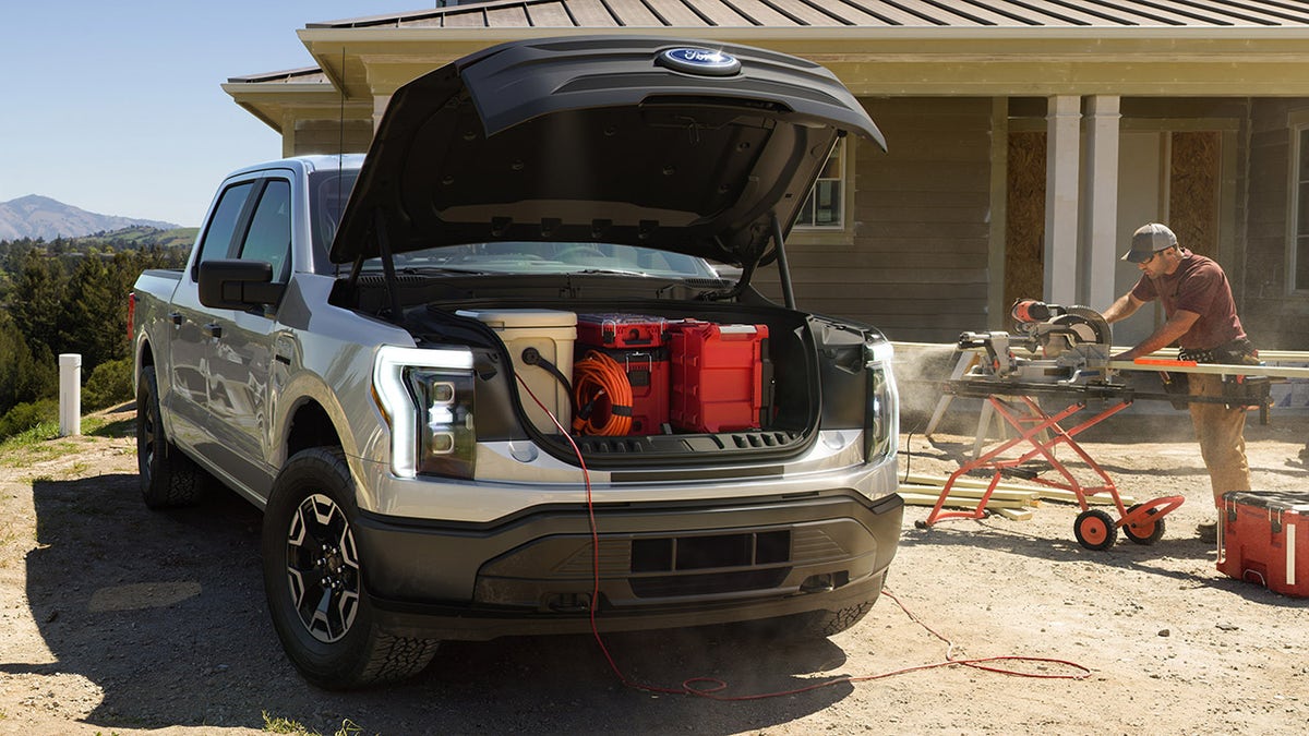 F-150 Lightning front-end trunk