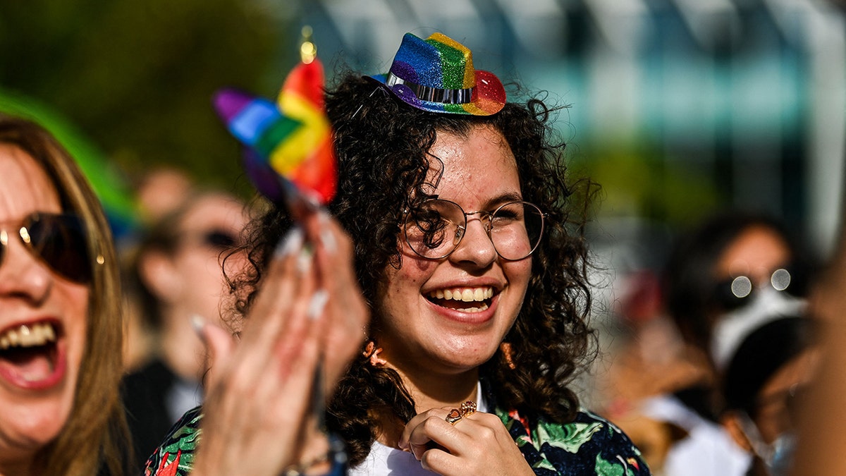 LGBT community Don't Say Gay protest