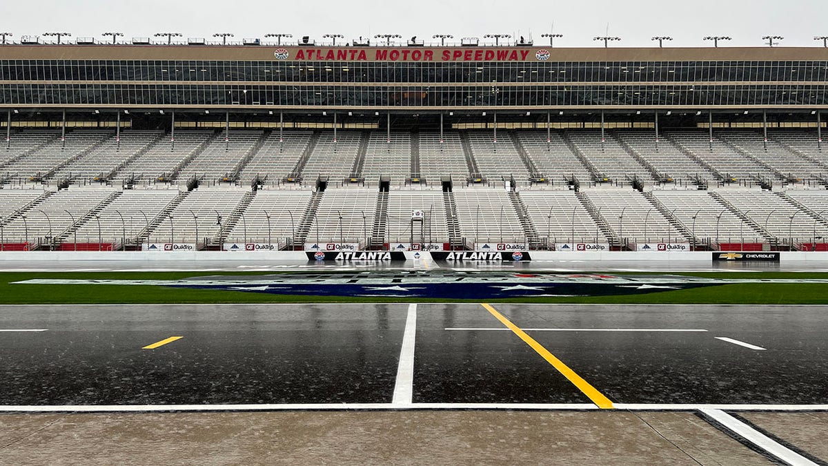 NASCAR canceled all on-track activity at Atlanta Motor Speedway on Friday due to rain.