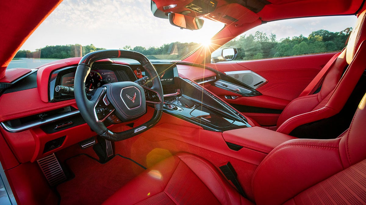 The Adrenaline Red Dipped Interior will also be offered on the Corvette Z06.