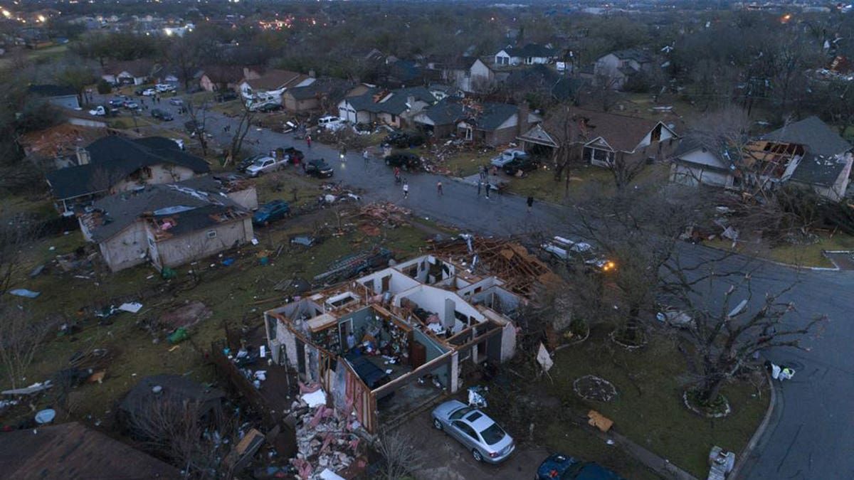 Texas storms damage