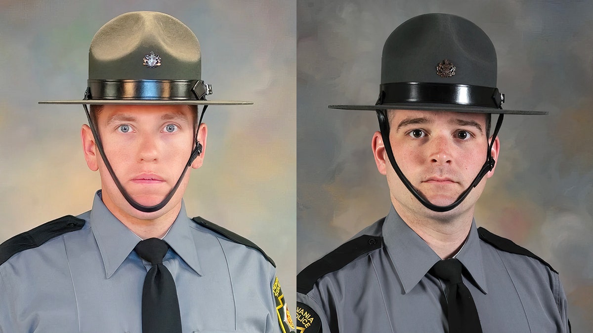 Trooper Martin F. Mack III, 33, and Trooper Branden T. Sisca, 29, were struck and killed in the southbound lanes of I-95 at about 12:40 a.m., Pennsylvania State Police said.