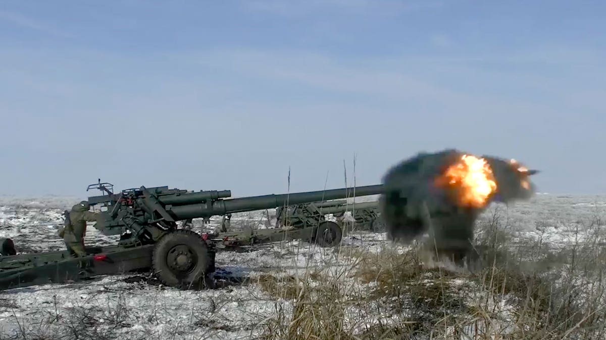 Russian artillery