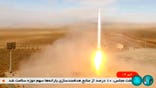 This image taken from video footage aired by Iranian state television on Tuesday, March 8, 2022, shows the launch of a rocket by Iran's Revolutionary Guard carrying a Noor-2 satellite in northeastern Shahroud Desert, Iran. Iran launched the reconnaissance satellite just as world powers awaited Tehran's decision in negotiations over the country's tattered nuclear deal. (Iranian state television via AP)