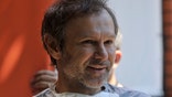 VINNYTSIA, UKRAINE - JULY 6, 2020 - Leader of the Holos Party Sviatoslav Vakarchuk is pictured during the presentation of the party's regional branch and campaign staff, Vinnytsia, central Ukraine. - PHOTOGRAPH BY Ukrinform / Future Publishing (Photo credit should read Oleksandr Lapin/ Ukrinform/Future Publishing via Getty Images)