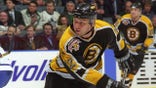 TORONTO, ON - MARCH 17: Dmitri Khristich #12 of the Boston Bruins skates against the Toronto Maple Leafs during NHL game action on March 17, 1999 at Air Canada Centre in Toronto, Ontario, Canada.