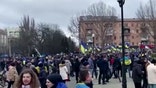Ukrainians rally against Russian invasion and shout 'Kherson is Ukraine'