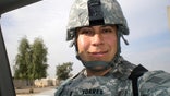 Torres was stationed  at a base in Balad during the Iraq War.