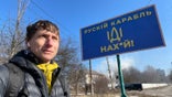 Serhii Popov, a 41-year-old Kyiv resident and Ukrainian journalist. Popov is also running coach and world level ultramarathon and trail runner. He is pictured in the Ukrainian town of Zhytomyr since feeling the fighting in Kyiv.