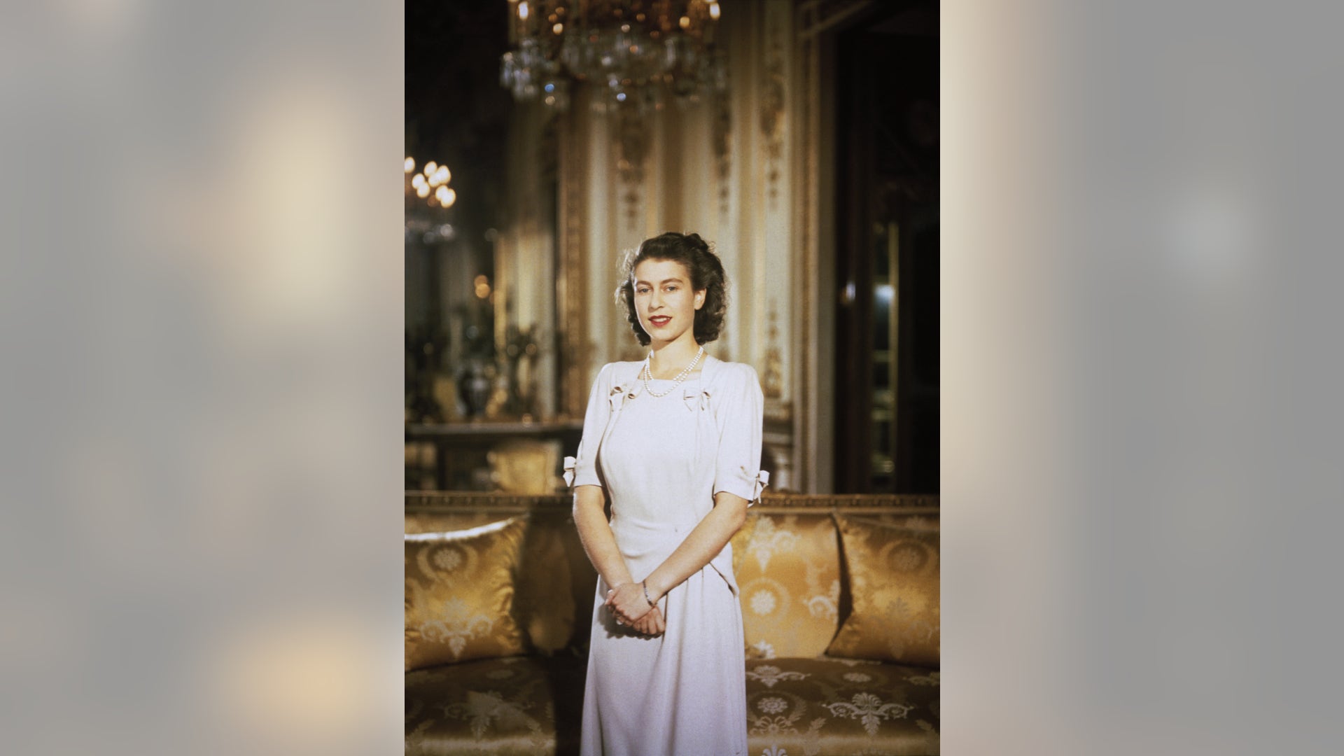 Princess Elizabeth at Buckingham Palace