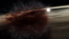 NASA image depicts historic debris cloud from clash of celestial bodies