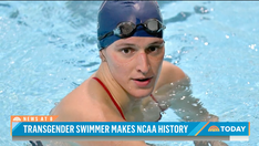 NBC News mum after being accused of editing image of transgender swimmer Lia Thomas