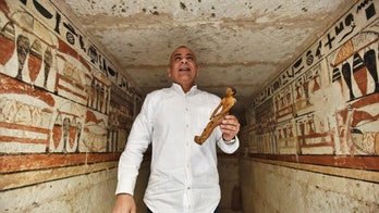 Egypt displays recently discovered ancient tombs in Saqqara