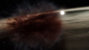 NASA image depicts historic debris cloud from clash of celestial bodies