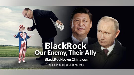 Consumers' Research deploying mobile billboards, new ad linking BlackRock CEO to China