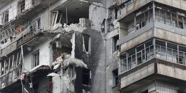 A view shows a residential building which was damaged during Ukraine-Russia conflict in the besieged southern port city of Mariupol, Ukraine March 18, 2022. (REUTERS/Alexander Ermochenko/File Photo)