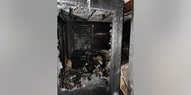 It's believed that a heat lamp being used to keep pipes from freezing played a role in starting the fire.