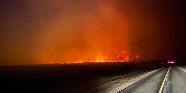 West Texas wildfires. (Texas A&amp;M Forest Service)