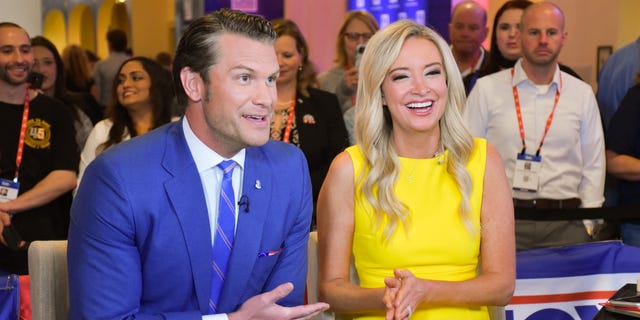 Pete Hegseth and Kayleigh McEnany.