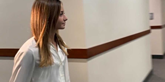 Ava Majury in a Collier County court on March 28, 2022. (Credit: Fox News/ Audrey Conklin)