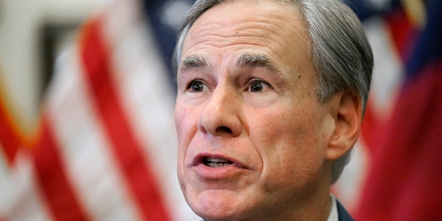 Texas Gov. Greg Abbott speaks at a news conference in Austin, Texas, June 8, 2021.