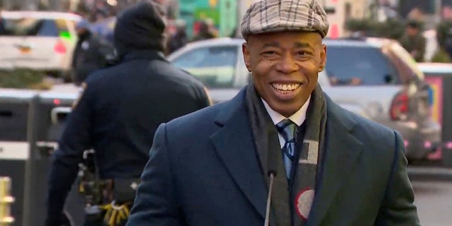 New York City Mayor Eric Adams speaks during a news conference in which he announced the scaling back of COVID-19 mask and vaccine mandates within the city in New York, Friday, March 4, 2022. 