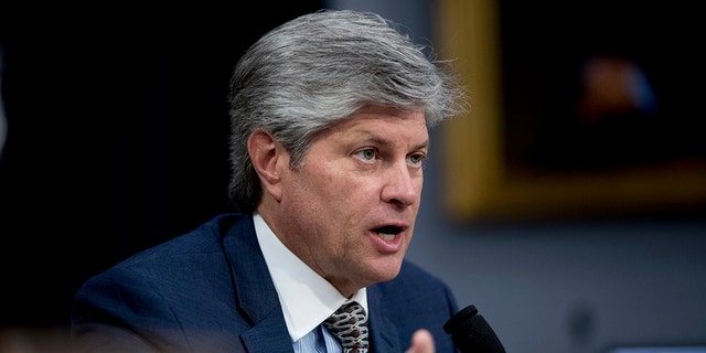 FILE - U.S. Rep. Jeff Fortenberry, R-Neb., speaks on Capitol Hill, Wednesday, March 27, 2019, in Washington.  