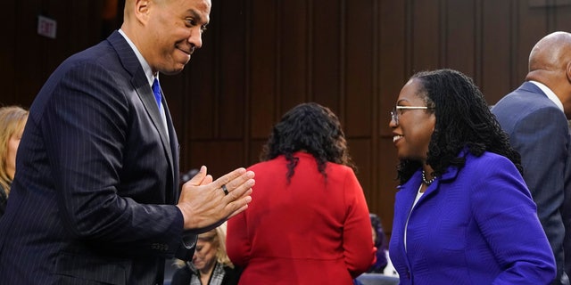 Lawyers urge Senator Susan Collins to 'thoroughly' review Judge Jackson's 'deeply troubling' views on crime 3 Supreme Court nominee Justice Ketanji Brown Jackson greets Sen. Cory Booker, DN.J.