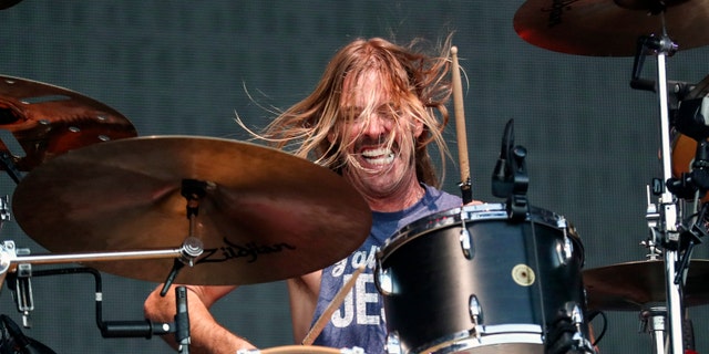 Taylor Hawkins of the Foo Fighters performs at Pilgrimage Music and Cultural Festival at The Park at Harlinsdale on Sunday, Sept. 22, 2019, in Franklin, Tenn. Hawkins, the longtime drummer for the rock band Foo Fighters, has died. He was 50.