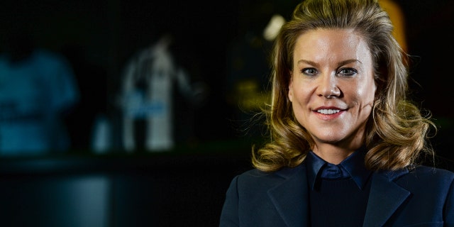 Chief Executive Officer of PCP Capital Partners Amanda Staveley poses for a photograph during an interview at St. James Park on Nov. 10, 2021, in Newcastle upon Tyne, England.