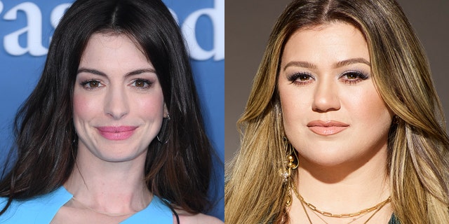 Anne Hathaway sent Kelly Clarkson over the edge when she beat the talk show host at her own singing game.