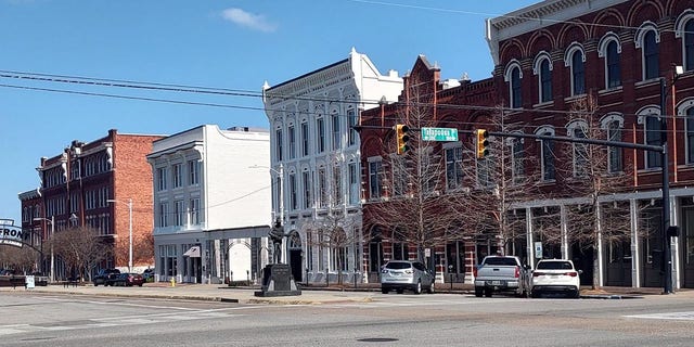 "You can feel the history in Montgomery. It’s really an experience," Barnes said. A view of downtown Montgomery, Alabama, is shown here. 