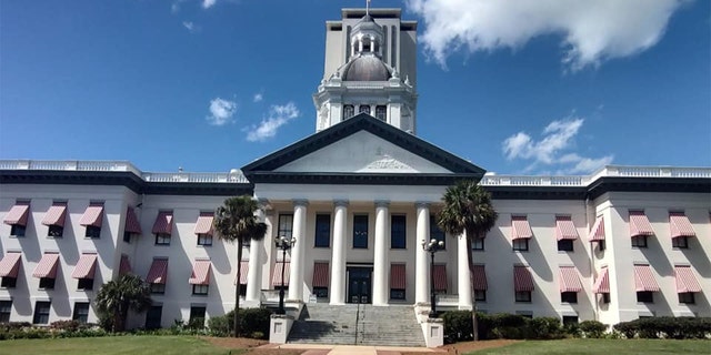 In Tallahassee, Barnes saw both the old capitol buildings (pictured here) and the new Florida capitol buildings. 