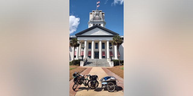 Barnes said that in terms of a choice between the old and the new capitol buildings in Tallahassee, he preferred the old capitol (pictured here). 