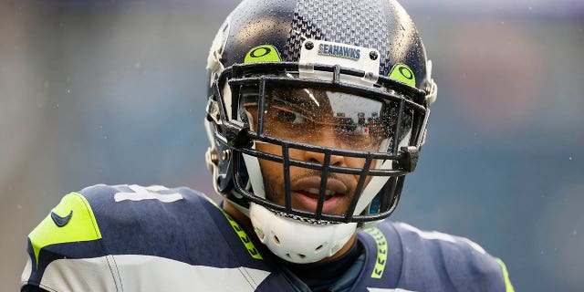 Bobby Wagner #54 of the Seattle Seahawks looks on before the game against the Detroit Lions at Lumen Field on January 2, 2022 in Seattle, Washington.