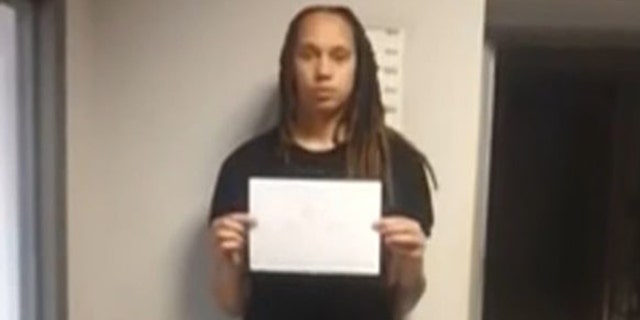 Brittney Griner is pictured in an undated photo after her arrest.