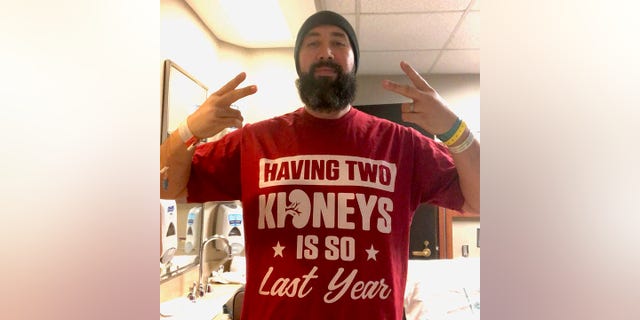 Chris Perez (shown here) decided to start the process of becoming a donor for Steve Sanders, even though the two men were complete strangers. After he went through a series of tests, Perez learned he was a match for Sanders.