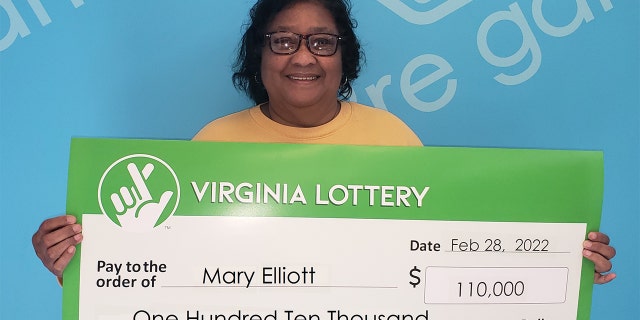 Mary Elliot, from Buckingham County, Virginia, won $110,000 last month. 