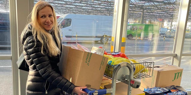Yulia Skuibida, 39, was born and raised in Kyiv; she's lived in Chicago for the past 17 years. When she heard that Russia invaded Ukraine, she felt she had to take immediate action, so she went to Poland to help Ukrainian refugees.