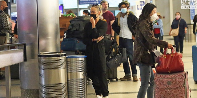 Peta Murgatroyd is pictured here awaiting the ‘DWTS’ pro's arrival at LAX.