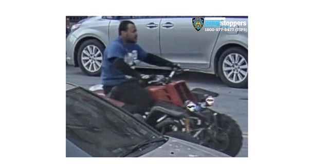 Gang of dirt bikers assault 64-year-old motorist, son in Manhattan.