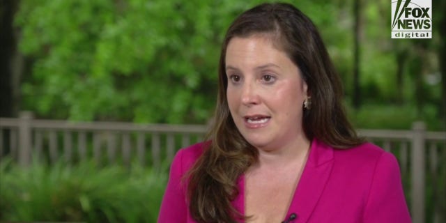 House Republican Caucus Chair Elise Stefanik speaks with Fox News Digital in Ponte Vedra, Fla.