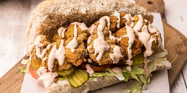 Fried Oyster Po’Boy by The Cagle Diaries