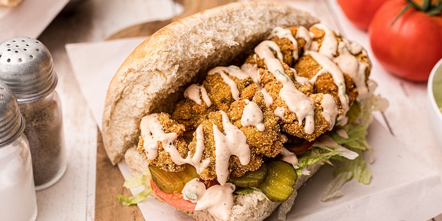 Fried Oyster Po’Boy by The Cagle Diaries