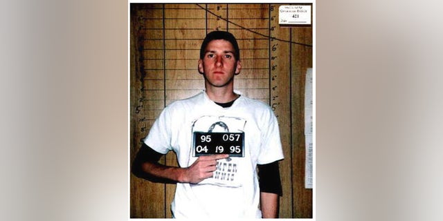 Oklahoma City bomber Timothy McVeigh. (Photo by Bureau of Prisons/Getty Images)