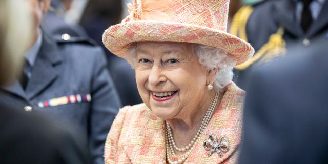 Queen Elizabeth II inspected Lightning II strike aircraft at Royal Air Force Marham in February 2020, right before the pandemic hit.